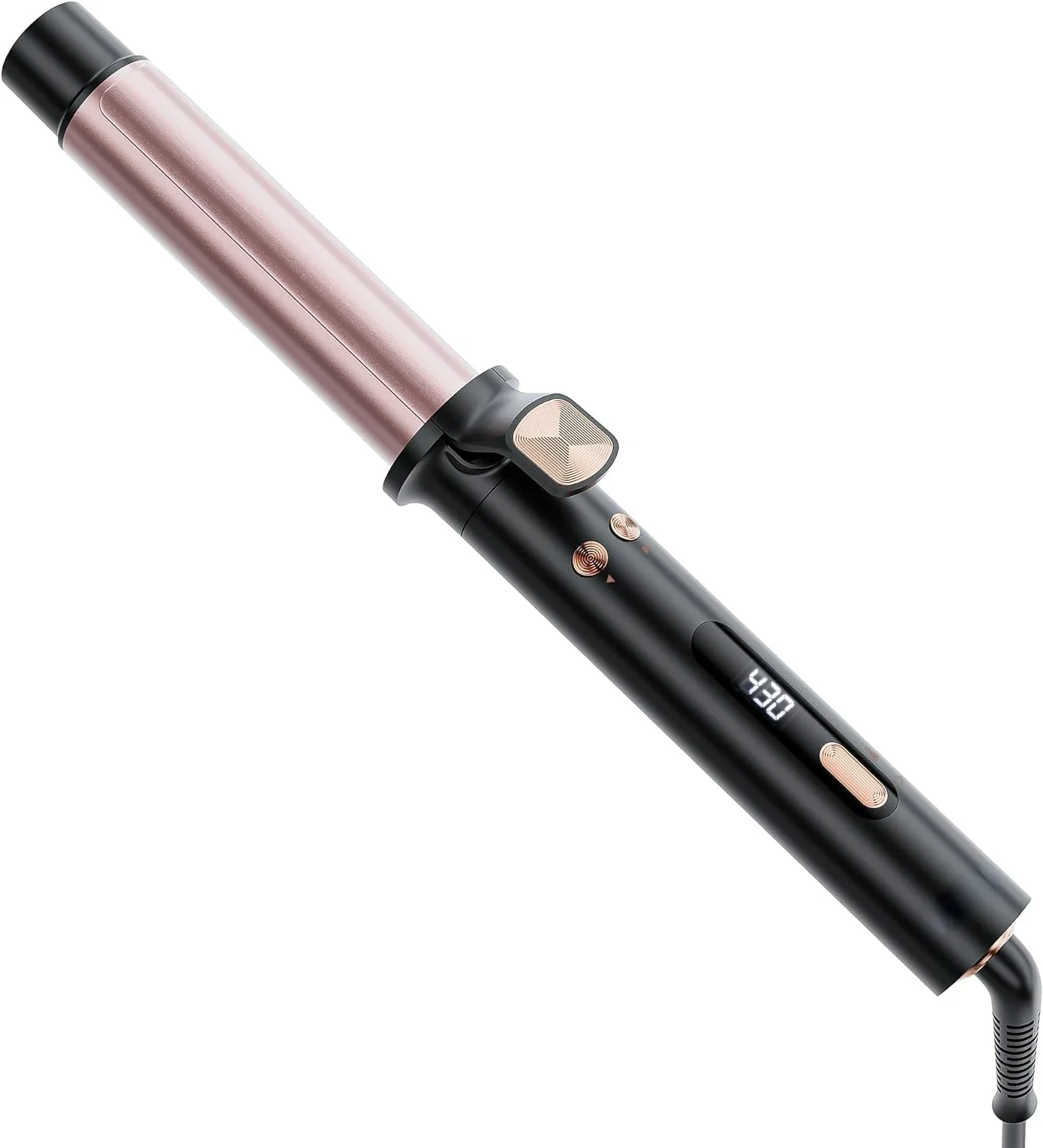 

Rotating Curling Iron- Automatic Curling Iron 1 1/4 Inch for Medium to Long Hair, Travel Hair Curler Tourmaline Ceramic Barrel f