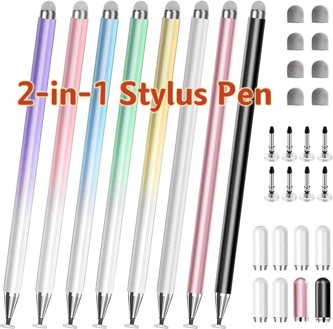 

Стилус 2-в-1 для Samsung Galaxy Tab A11/A11+/A9+/A9/A8/A8+/A7/A7 Lite, совместим со всеми емкостными сенсорными экранами (S Pen)