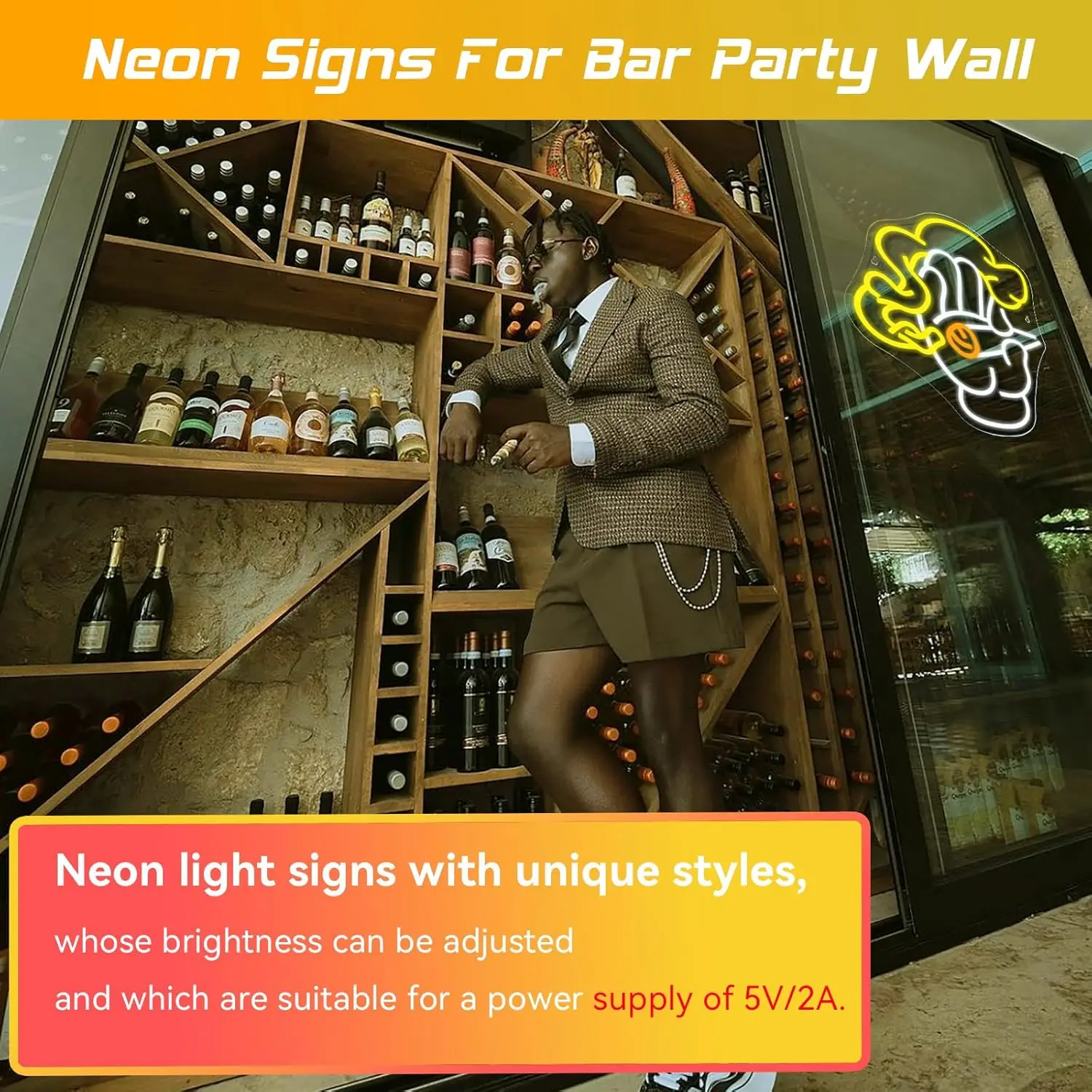 Cute Girl Dab Dance Neon Sign LED Wall Art USB Powered  Smiley Glow Lamp Aesthetic Bedroom Kids Room Party Game Decor Light