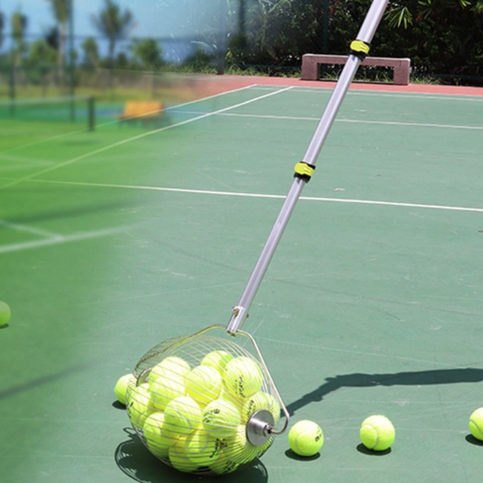 tennis-ball-picker-with-wire-basket-handheld-tennis-ball-collector-easy-transport-efficient-for-coaches-training