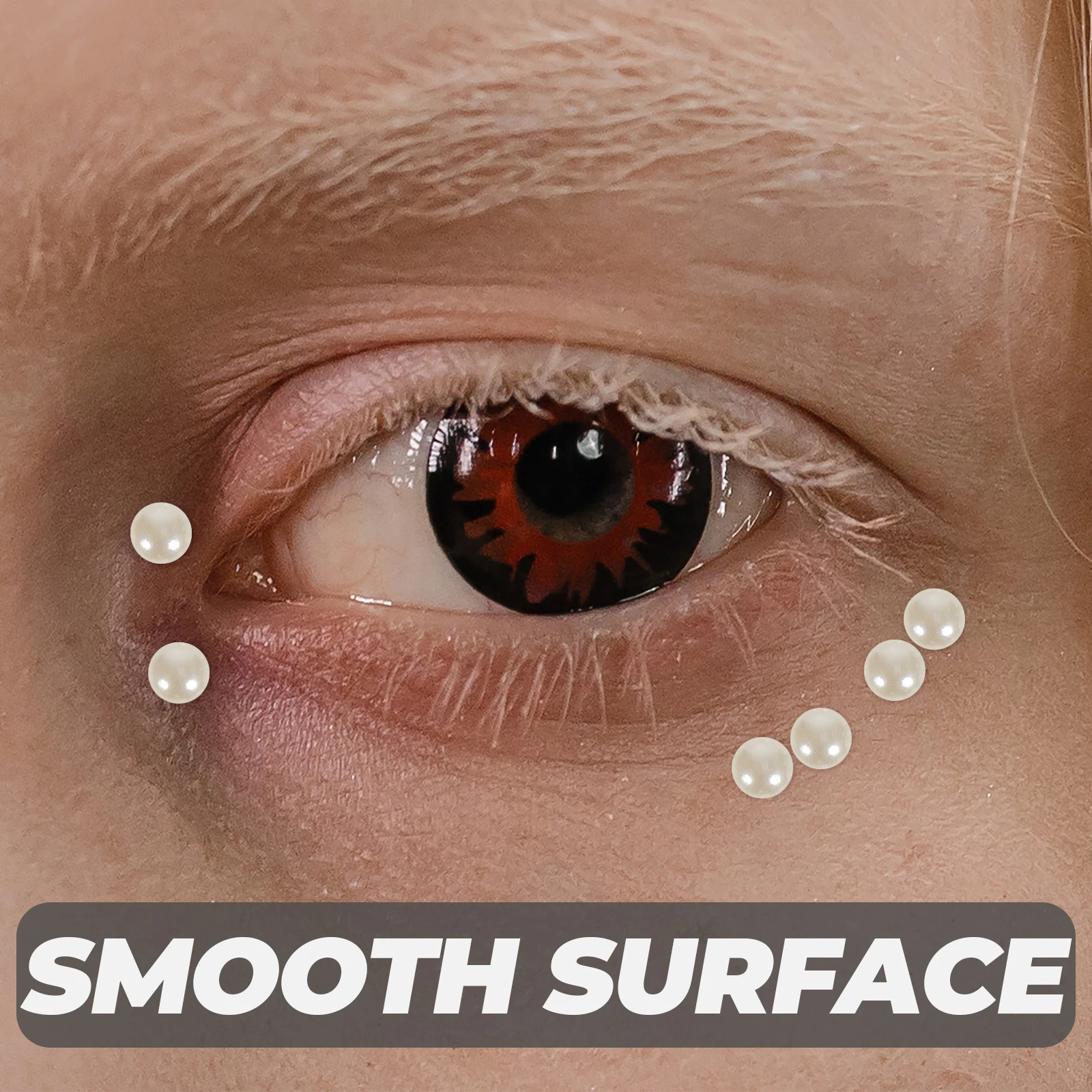 

10 Sheets Pearl Stickers Adhesive Decorative Acrylic Face Supplies Strong Adhesion Festival Party Accessories