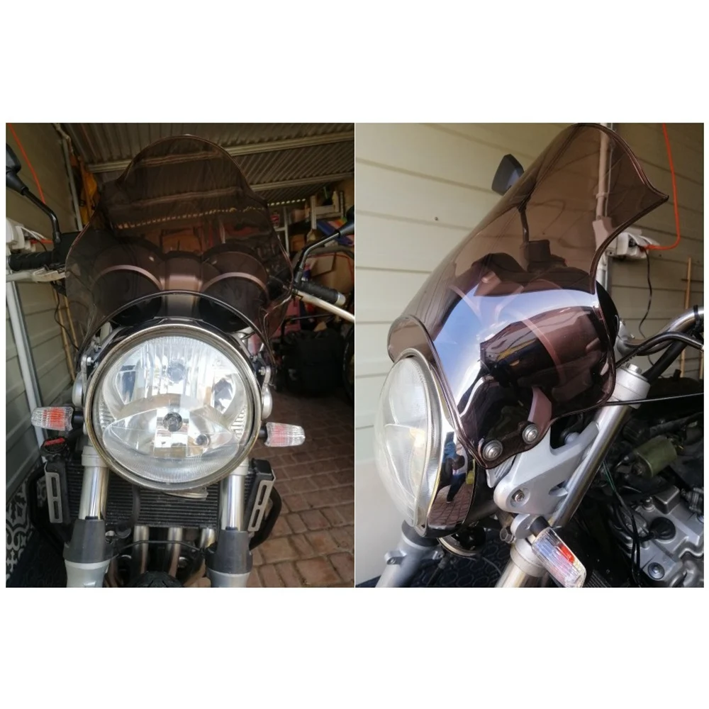 T48C_for Honda Hornet CB400 CB600 CB750 منحرف الزجاج الأمامي للدراجات النارية #3