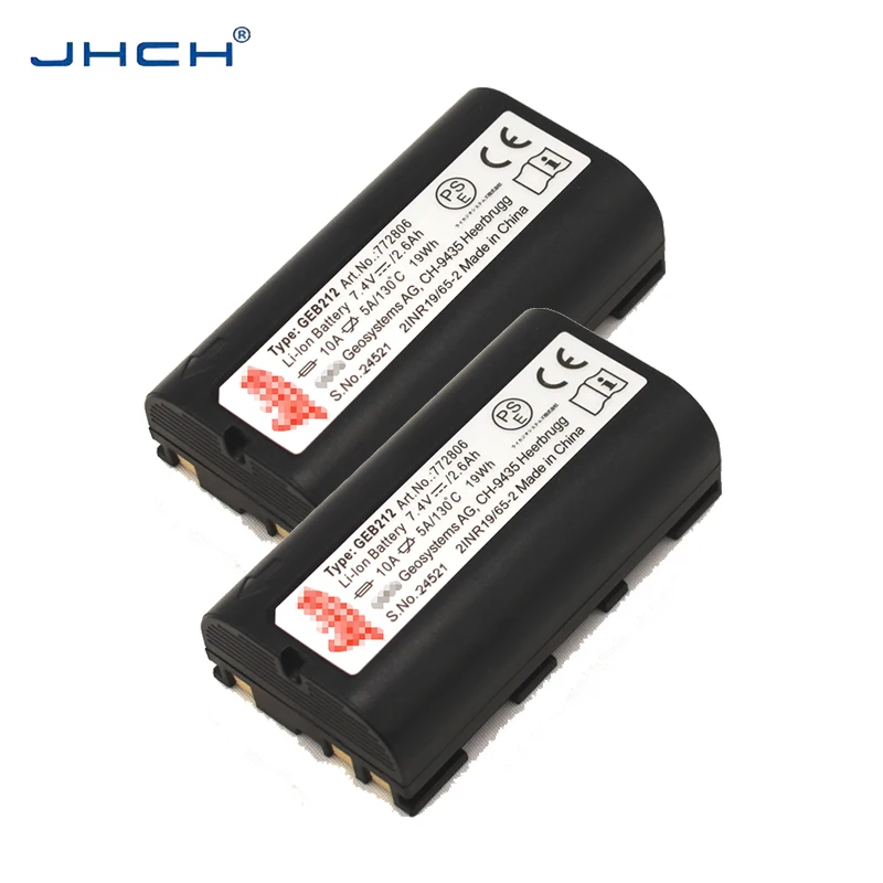 

2 шт. GEB212 аккумулятор для Leicca TPS400 TPS700 TPS800 TPS1100 TPS1200 серии тахеометр GS10 GS14 GS15 геодезическое оборудование