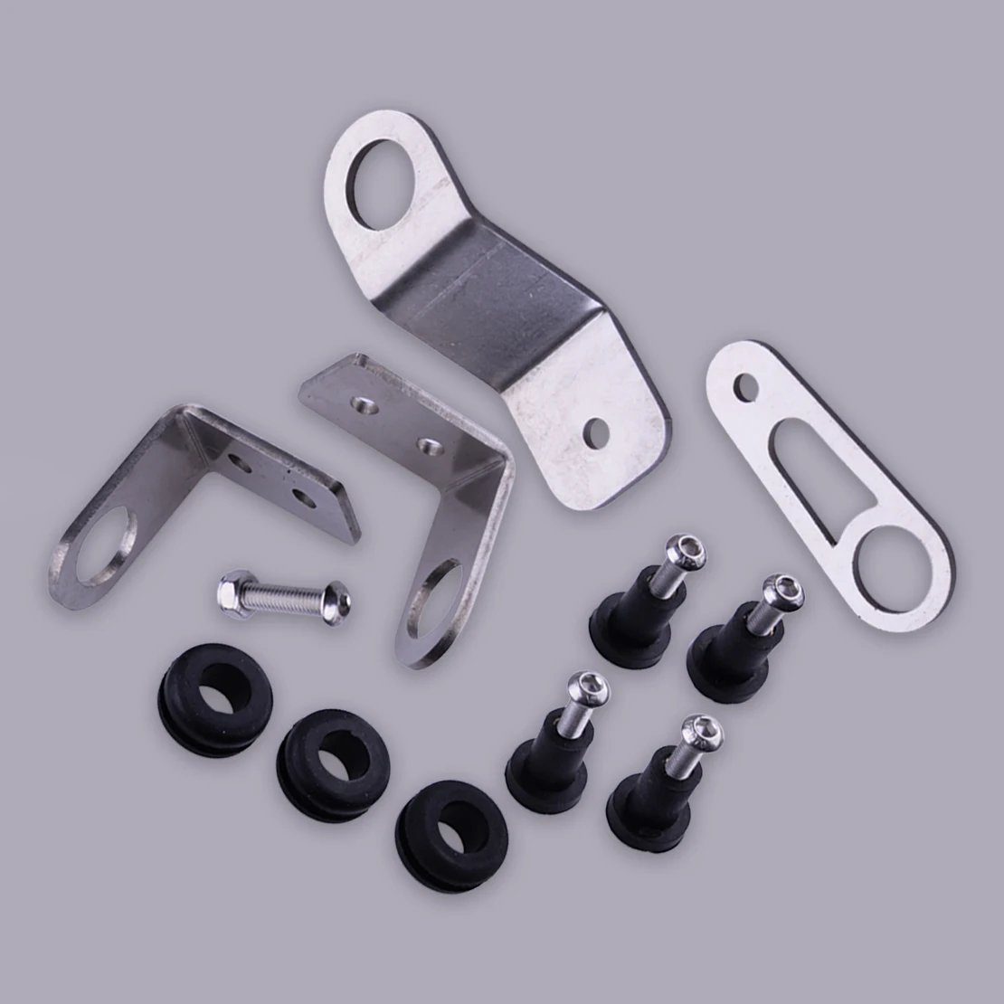 

Комплект кронштейнов радиатора с болтами из нержавеющей стали, высокое качество, подходит для двигателя Honda Civic EG EK DC2 1992-2000 K-Swap K20 K24