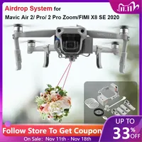 Airdrop System for DJI Mavic Air 2/2S/3/2 Pro Zoom/Pro/FIMI Fishing Bait Wedding Ring Gift Deliver Life Rescue Remote Thrower