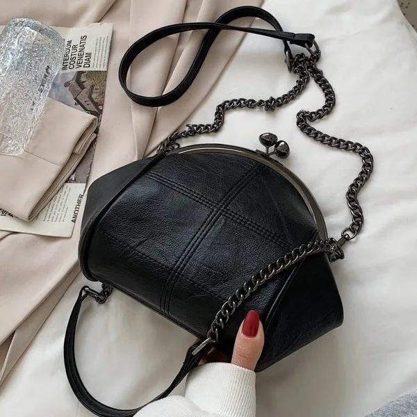 תיק צד צבעוני חדש לשנת 2025, נפח גדול, נשיאה ידנית, שרשרת אופנתית, כתף אחת, טלפון