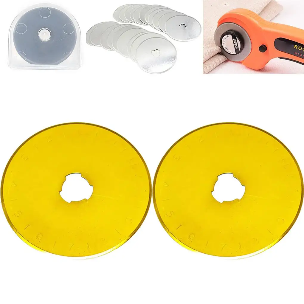 5/10Pcs Titanium Coated Rotary Cutter Blades 45mm fit for Olfa Cutter SKS-7 Quilting Supplies Sewing Accessories