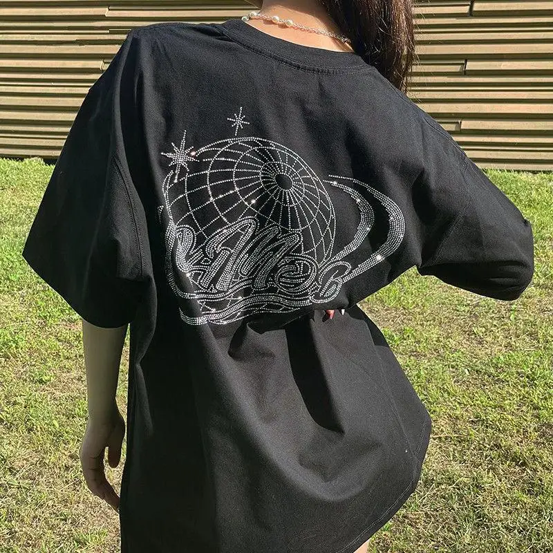 Pure Cotton Short-sleeved T-shirt, 2025 Summer New Men's Fashion Loose Streetwear Top