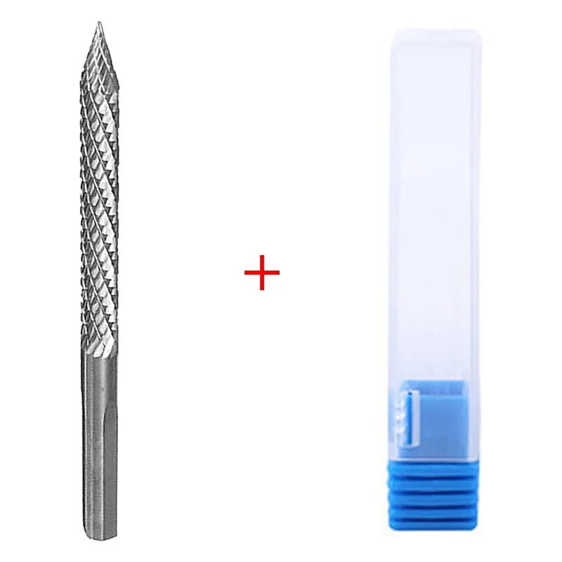 

AC88-2Pc 1/4In 6Mm High Carbide Steel Burr Bits Tire Reamers Carbide Cutters Rotary Files Reamers Wire Cutter Tire