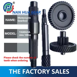 Motorcycle Transmission Axle Drive Axle Output Sprocket Shaft Gearbox Output Final Drive gear For Yamah MIO FINO115  NEO115