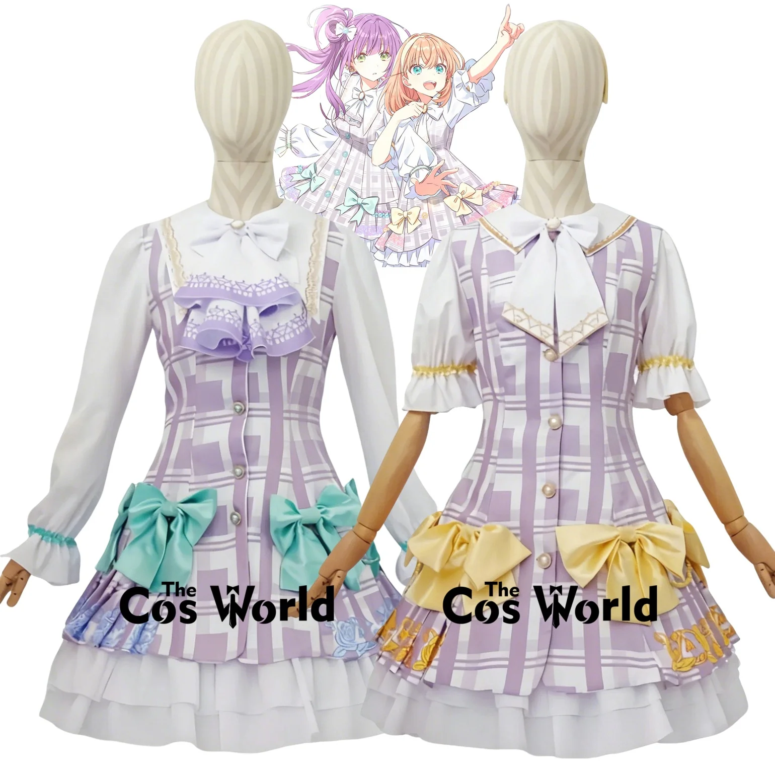 

Love Live Hasunosora Cerise Bouquet Holiday Hinoshita Kaho Otomune Kozue Outfits Customizable Anime Cosplay Costumes