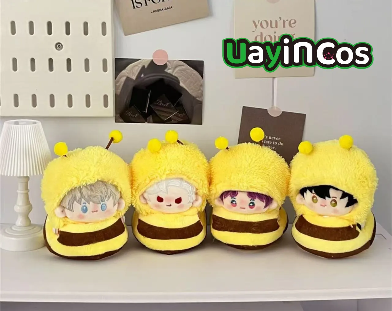 

In Stock Doll Clothes 10cm 15cm 20cm 40cm Bee Wing Cosplay Costume Clothing Suit Doll Accessories Anime Game Toy Kids Gift