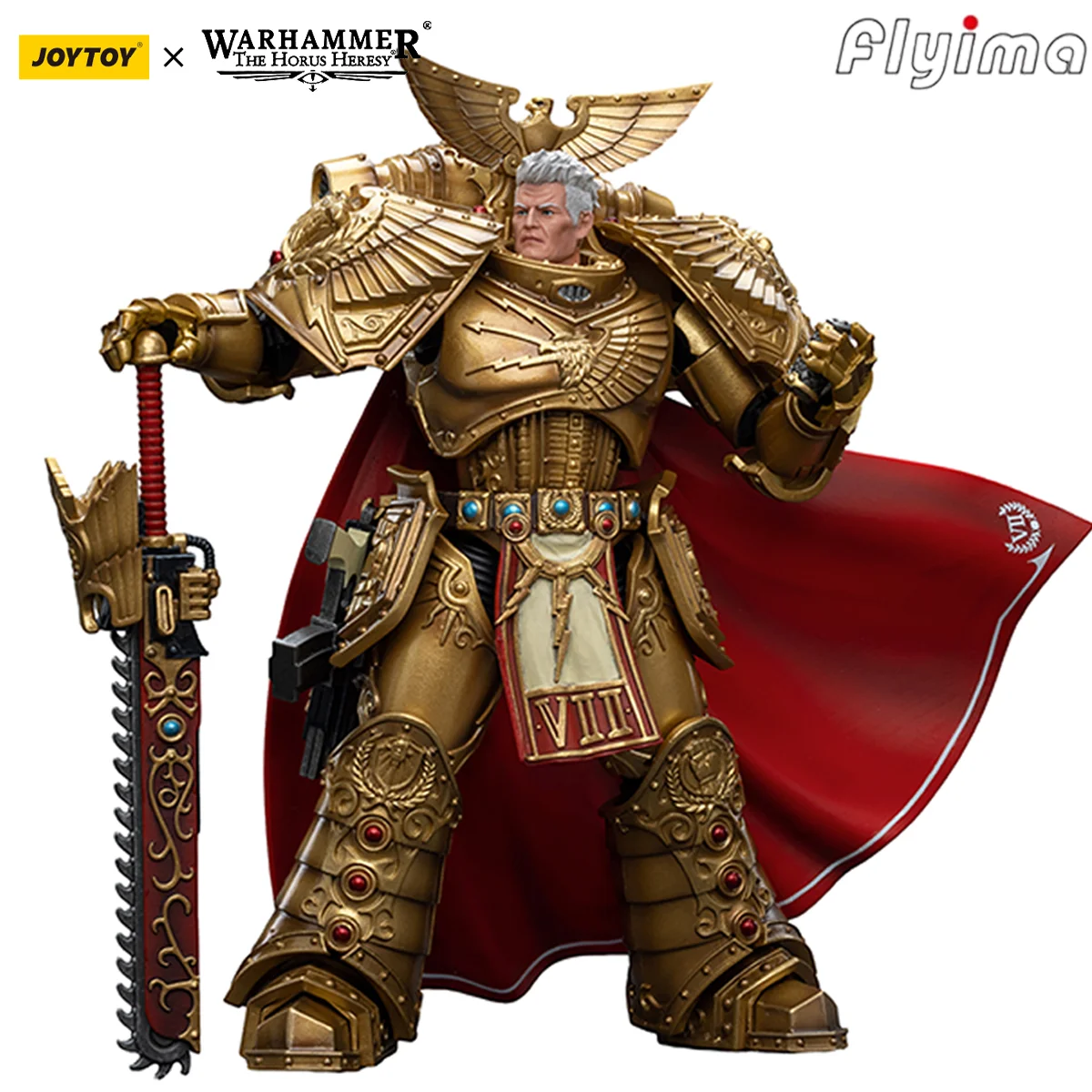 JOY TOY [AUF LAGER] JOYTOY Warhammer 40K 1/18 Action Figure Roboute Guilliman/Lion ElJonson/Sanguinius/Warmaster Horus 8PCS Primarch Modell 3