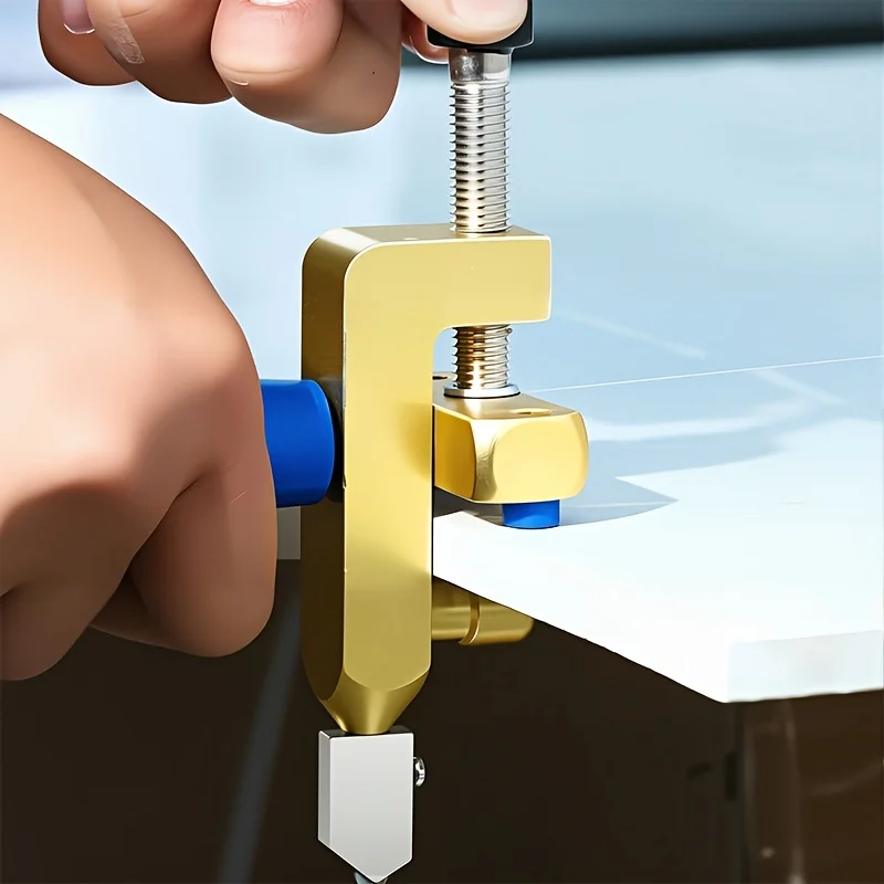

2 in 1 Hand Glass Cutter Manual Glass Tile Cutting Hand Glass Mirror Cutting Tool For Home DIY Cutting Tile Cutters Tool Set