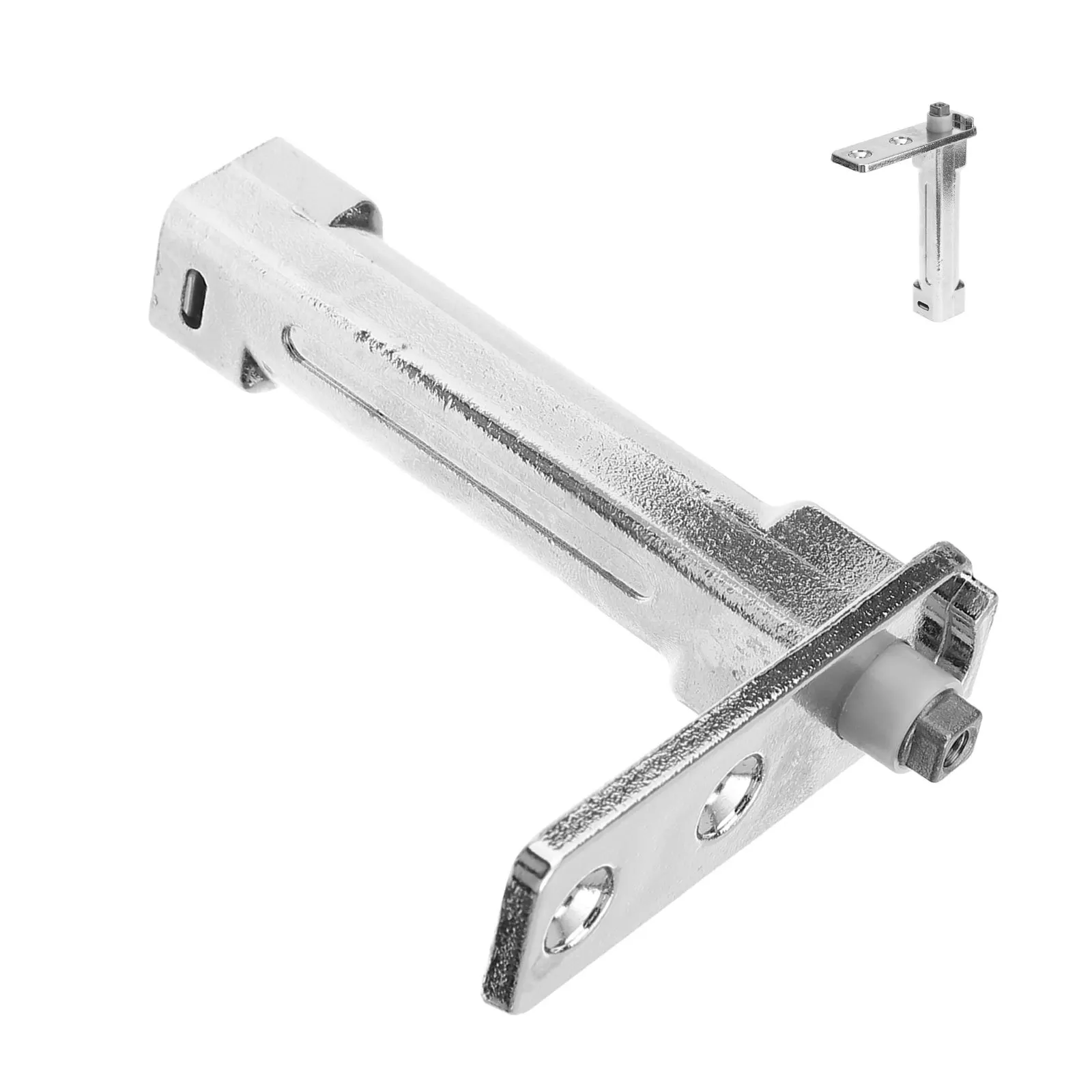 1 Stuks Zinklegering Auto Close Vriezer Scharnier Zware Pivot Voor Koelkast Deur Kast Versterkte Metalen Scharnier Glad Geluidsvrij