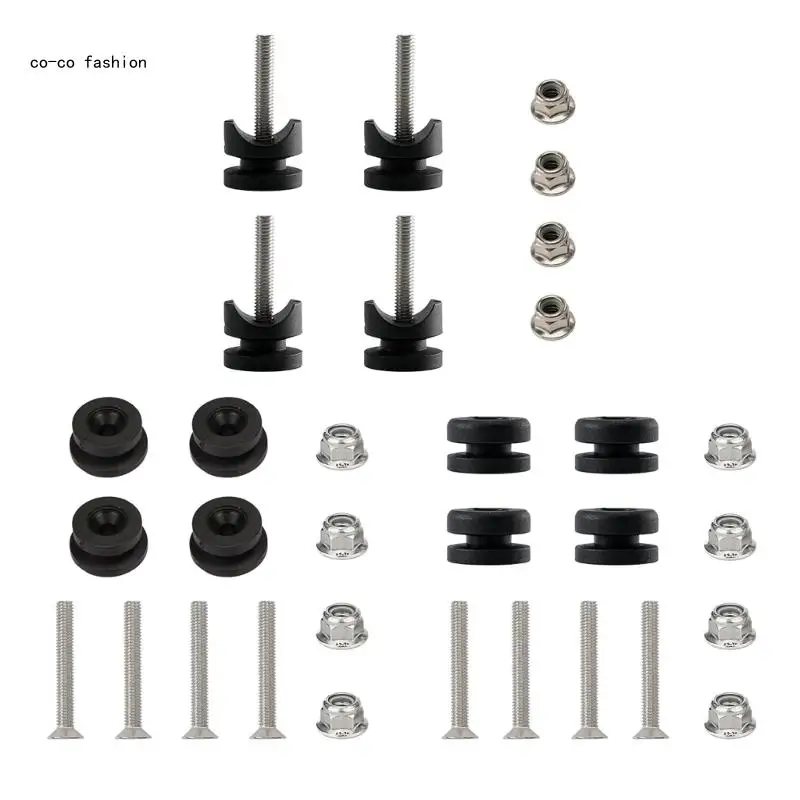 Quick Install Plastic Base Pad Quick Detach System Reducing Wear & Extending Equipment Life for Motorcycle Side Boxes 517B