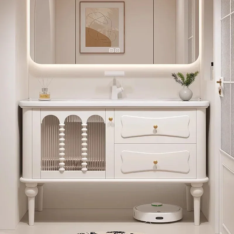 خزانة حمام رفيعة مع أدراج، خزانة موفرة للمساحة الضيقة، معدات غسالة Wc، أثاث منزلي