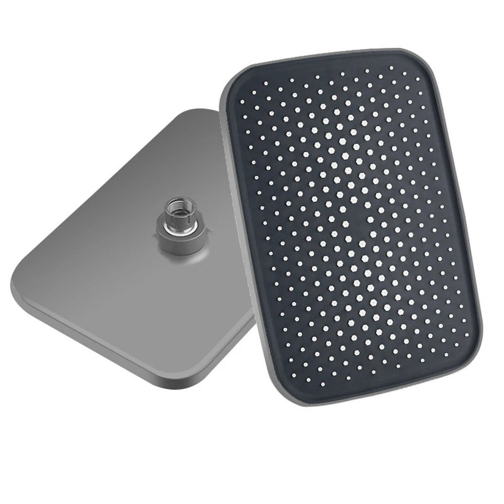 

Современный вид, вращающаяся на 360 градусов насадка для душа, верхняя насадка для душа, высококачественный АБС-пластик, гладкая прямоугольная форма, прочный материал