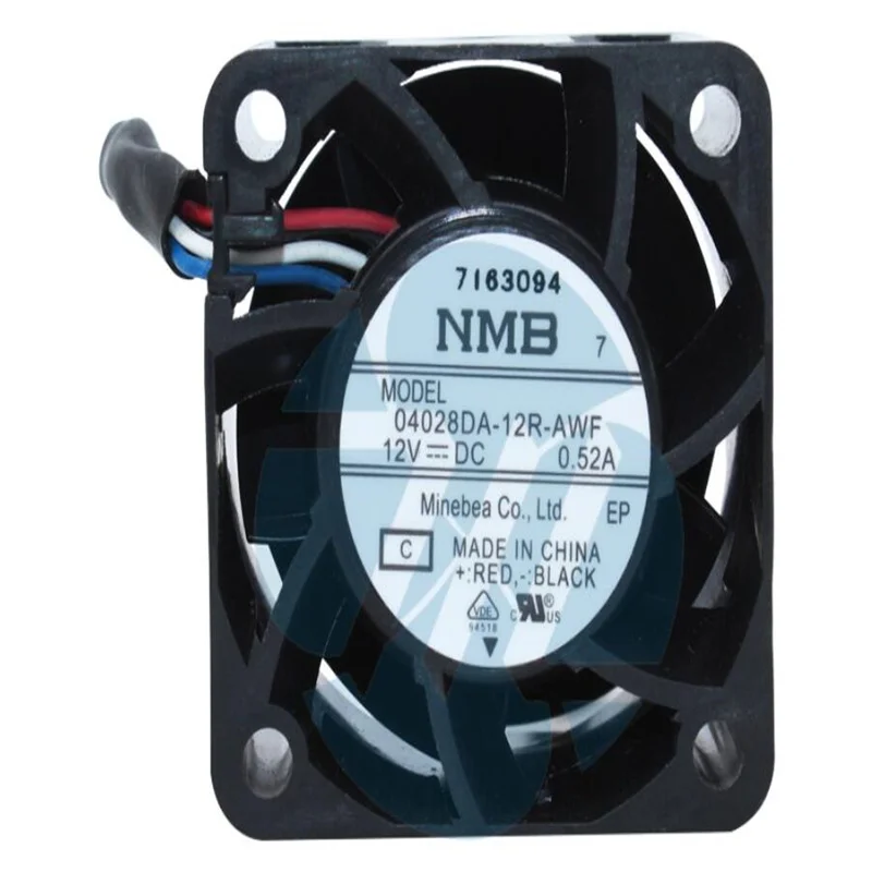 04028DA-12R-AWF NMB 4028 DC12V 0.52A  4cm 4-wire pwm speed regulating fan