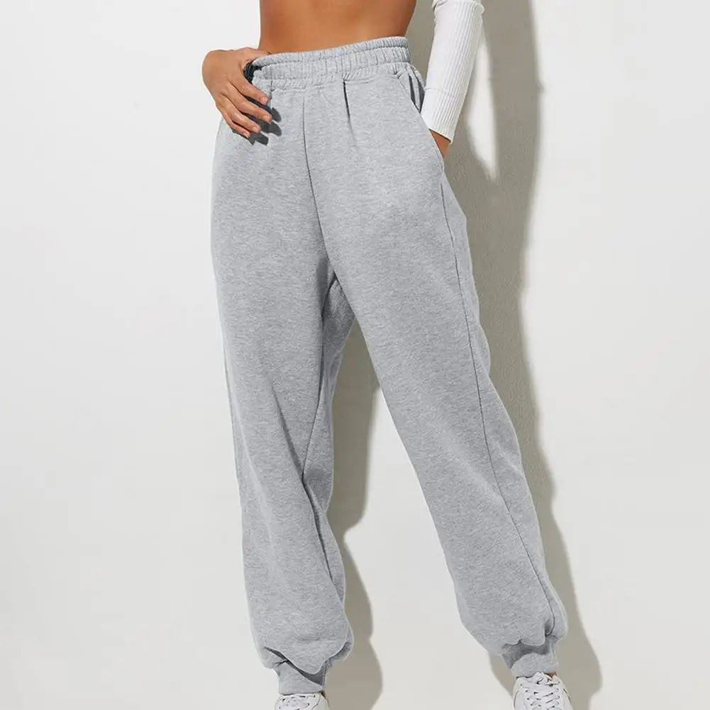 Women’s Sweatpants Wide Straight Leg Pants Bottom Winter Warm Pants Daily Casual Jogger Sweatpants Sports Trousers