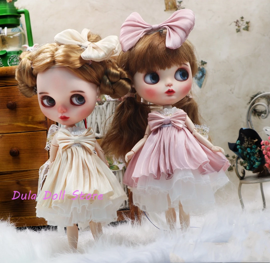 Dula Doll Clothes Dress Streamer tutu skirt Blythe Qbaby ob24 ob22 ob11 Monster Baby Azone Licca ICY JerryB 1/6 Bjd Doll