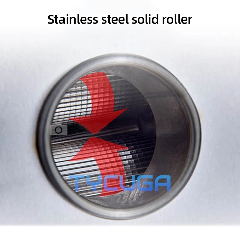 عصارة قصب السكر التجارية اليدوية المصنوعة من الفولاذ المقاوم للصدأ آلة عصير قصب السكر اليدوية مستخرج عصير الفاكهة سعة كبيرة