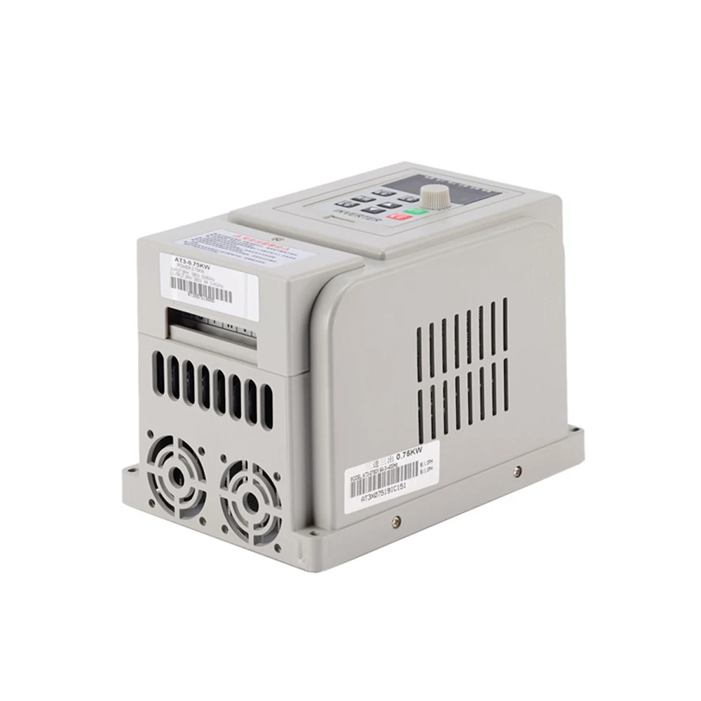 220V VFD 1.5KW 2.2KW 0.4KW 750W Single phase inverter 2hp3hp inverter Frequency Converter Frequenc Drive Spindle Speed Control