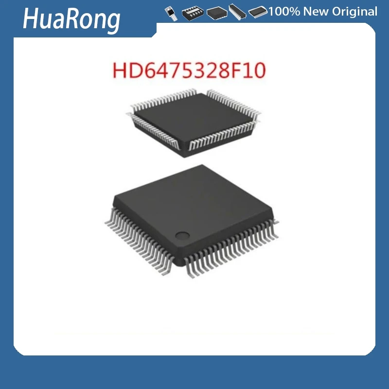 2PCS/LOT    HD6475328F10 HD6475328F10V  6475328F10   HD6475328   QFP80