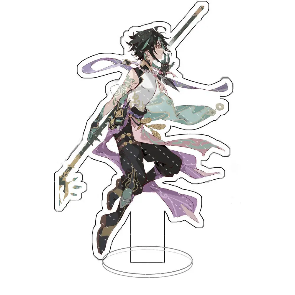 15 cm Genshin Impact xiao Maid kostuum serie Acryl Staande plaquette Desktop ornament versieren spel periferie verjaardagscadeau