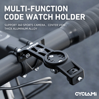 CYCLAMI S16 MTB Road Bicycle Light Holder Bike Computer for IGPSPORT Garmin Support 360 Camera Bracket Bicycle Accessories Mount