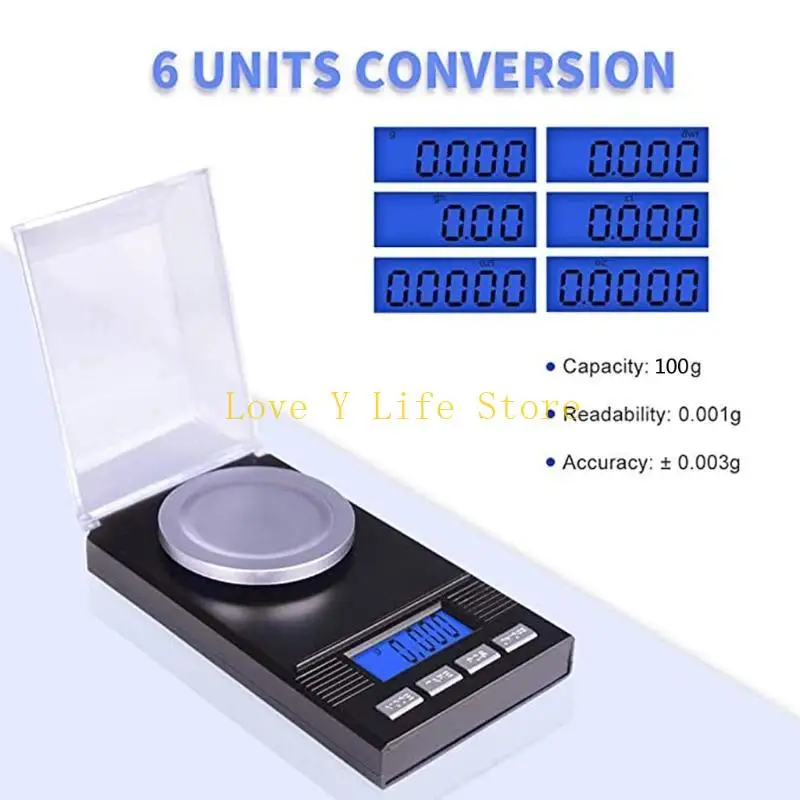 

L74C 100G/0,001G MILLIGRAM Scale LCD Цифровые ювелирные украшения для золотого серебряного платины