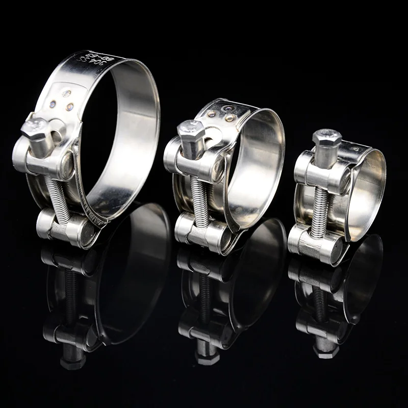 

【Sv】304 Stainless Steel Powerful Hose Clamp Exhaust Air Water Pipes Durable Sealing Powerful Strength Repair Welding Tools