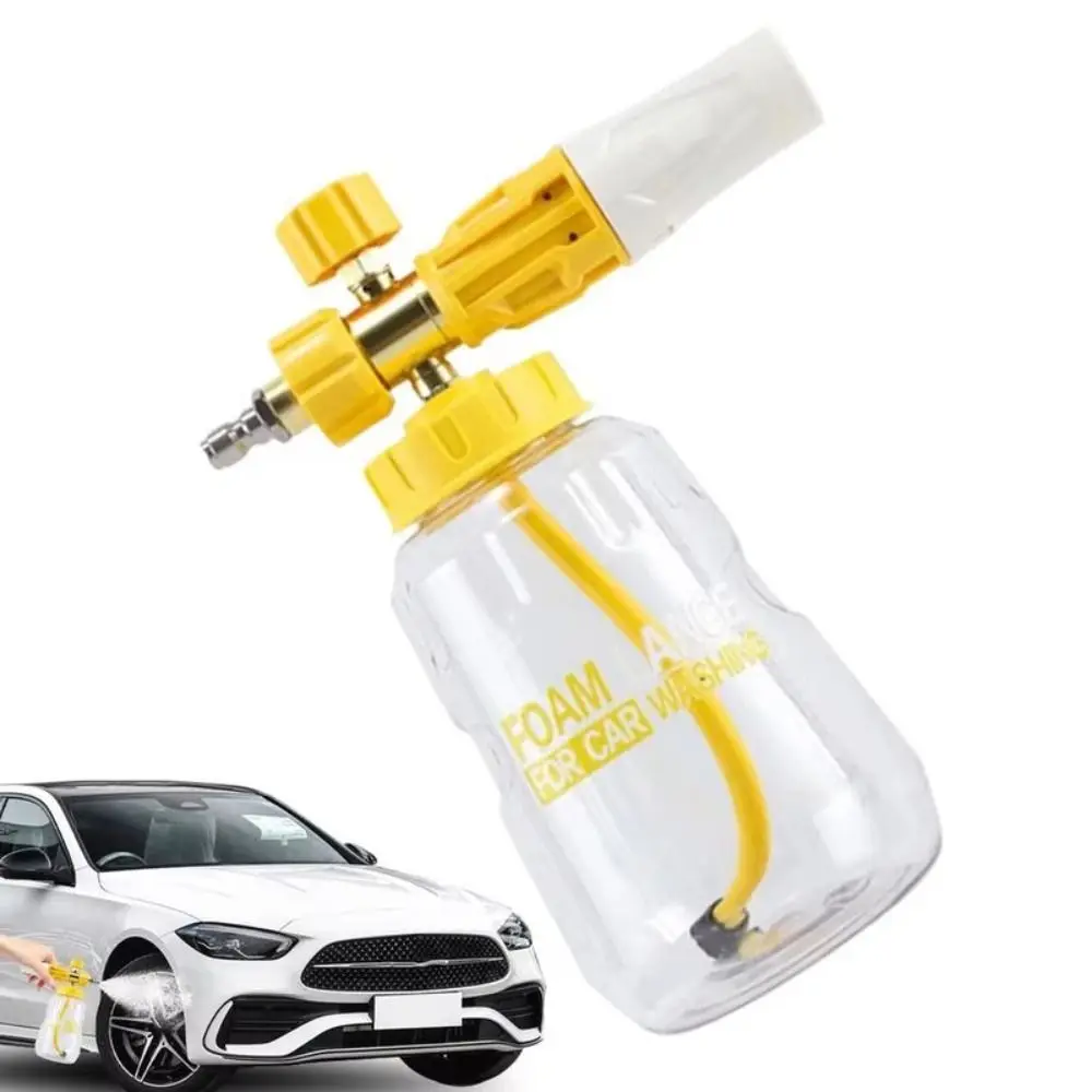 

Удобная толстая ручка, генератор пены для мойки автомобилей, 1 л, прозрачная насадка для пены для снега, регулируемый спрей, пустая бутылка, пенообразователь, опрыскиватель, грузовик