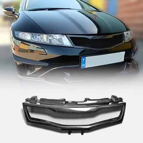For Honda Civic FN2 FN Type R Front Grill - MUG Style [Front Grille, Front Bumper Grill]