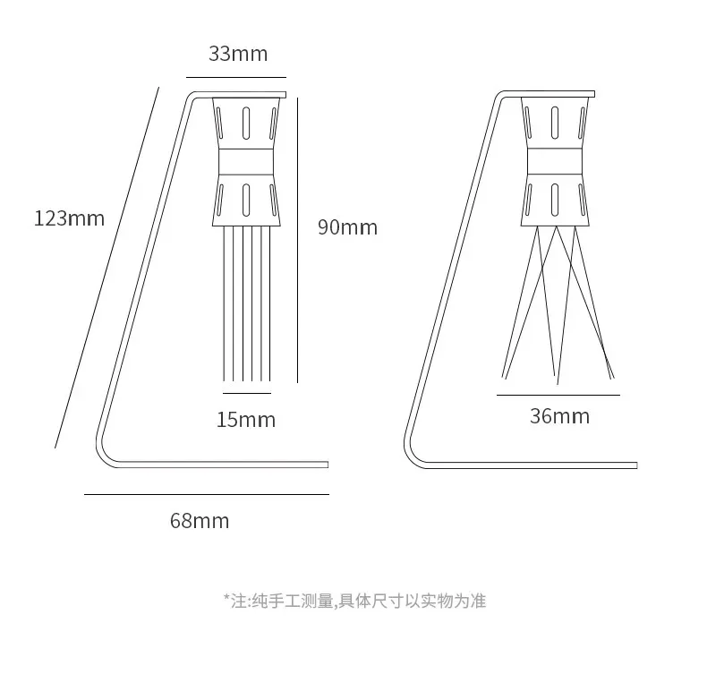 Adjustable angle dispersing coffee powder agglomeration uniform powder dispenser