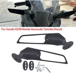 Motorcycle Mirror Modified Wind Adjustable Rotating Rearview Mirror Accessorie For Suzuki GSXR Honda Kawasaki Yamaha Ducati