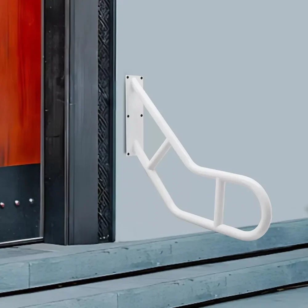 1pc U-shaped Handrail Railing for 1-2 Steps Wall Mount Step Hand Rail Grab Bar