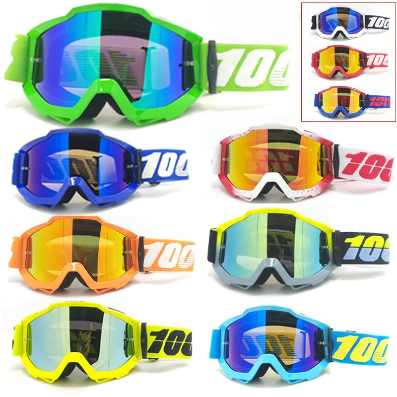 

MX Racing Windproof Goggles - Anti-Dust Motorcycle Glasses for Enduro/Desert Riding Helmet-Compatible Design Googles Mask