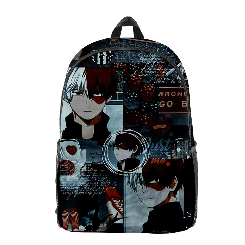 

Popular My Hero Academia Todoroki Shoto pupil Bookbag Notebook Backpacks 3D Print Oxford Waterproof Boys/Girls Travel Backpacks