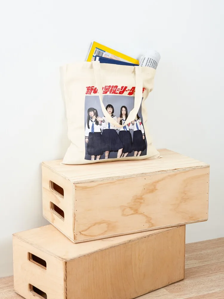 Atarashii Gakko meisje Tote Bag Herbruikbare tassen draagtas universiteit stoffen tas vrouw Canvas Tote