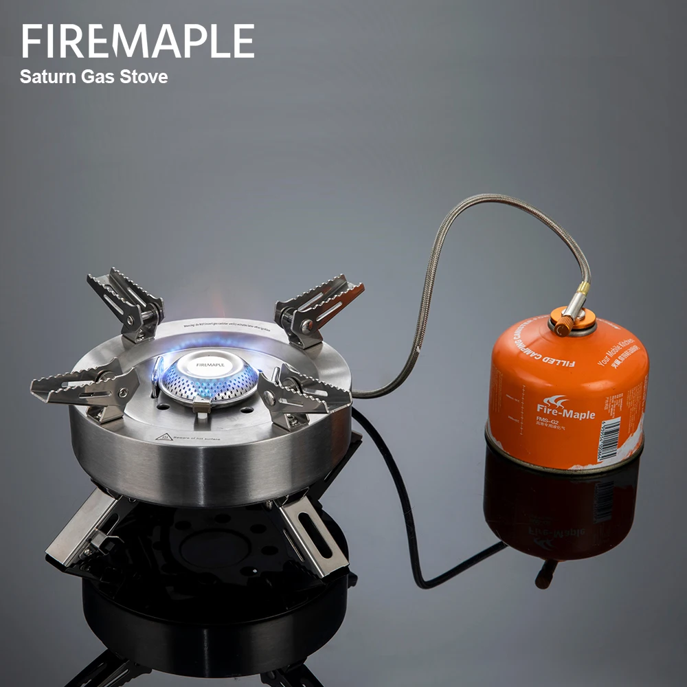 Fire Maple Saturn Split Gas Burner Double-preheater Foldable Cooking Gas Stove Outdoor Camping 4400W-11000W High-Power Gas Stove