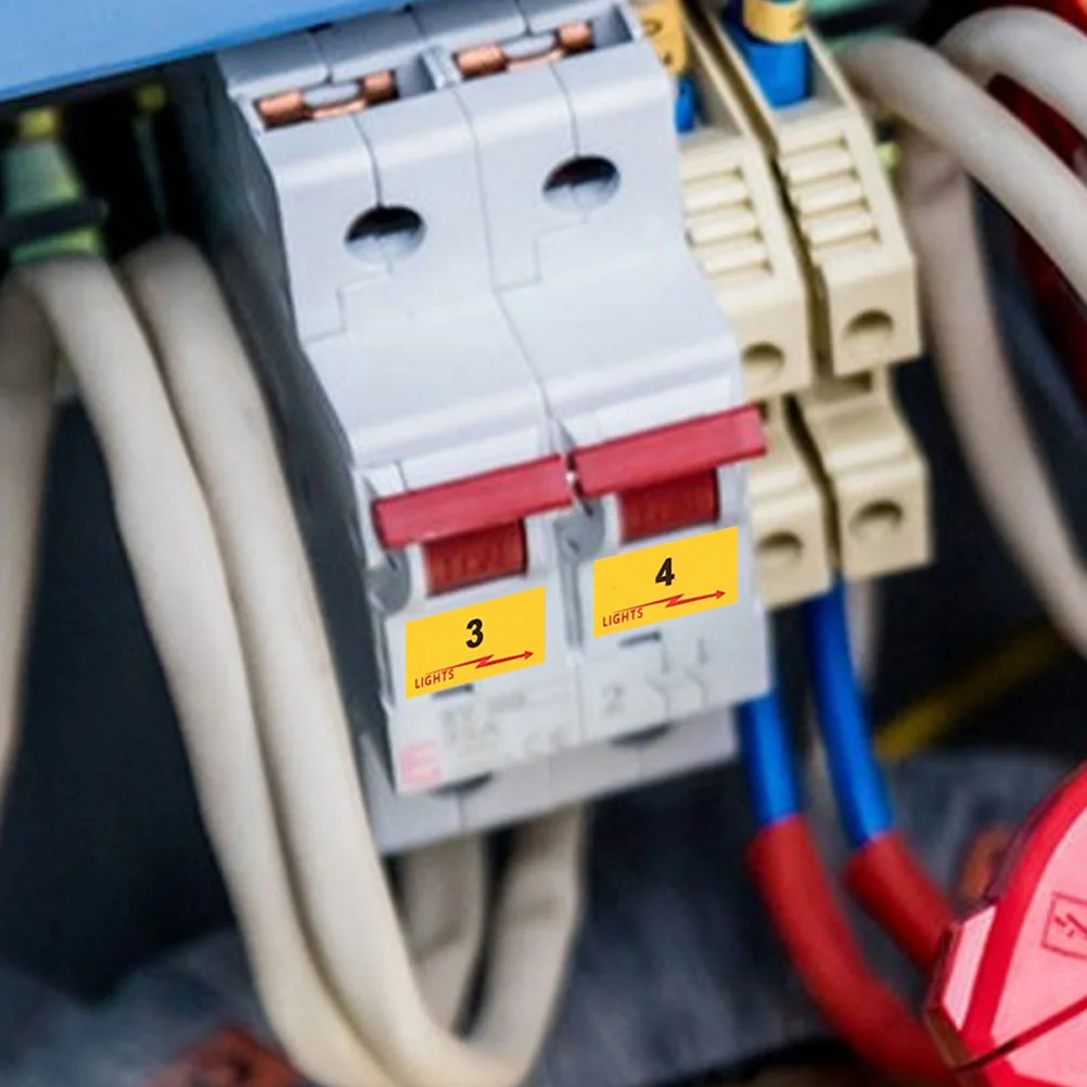 Electrical Accessories Label Stickers Self-adhesive Circuit Breaker Labels Panel