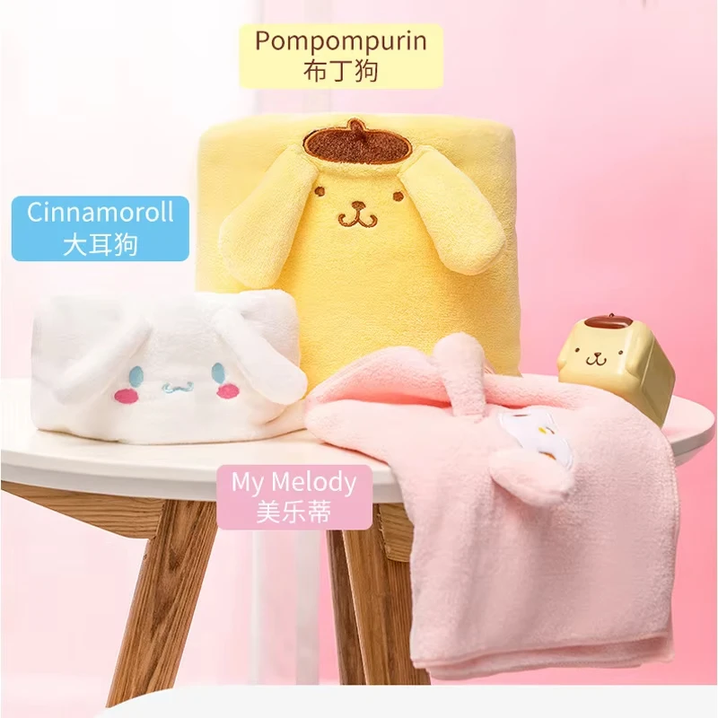 

Персонажи Sanrio Hello Kitty Melody Kuromi Cinnamoroll Коллекция банных полотенец Быстросохнущая технология Нежный для кожи Милый дизайн