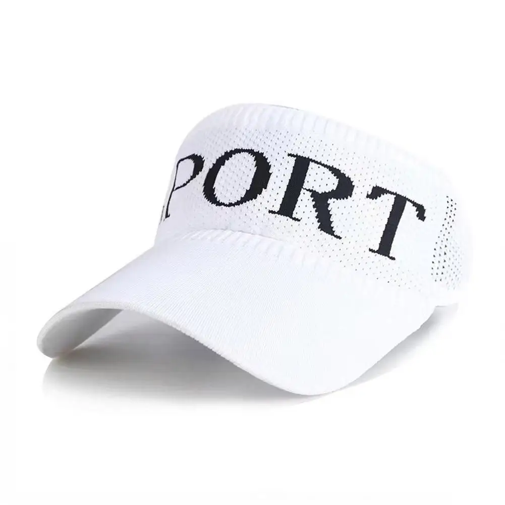 Letter Sunshade Hat Summer Sports Empty Hat Women Outdoor Sunshade Hat Cap Breathable Sunblock A Korean Without Fashion L2L5