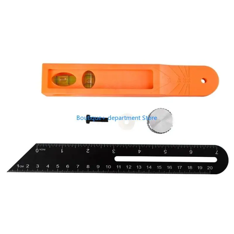 E1PD Level Tool with Bubble Measuring Tool for Carpentry Woodworking Constructions