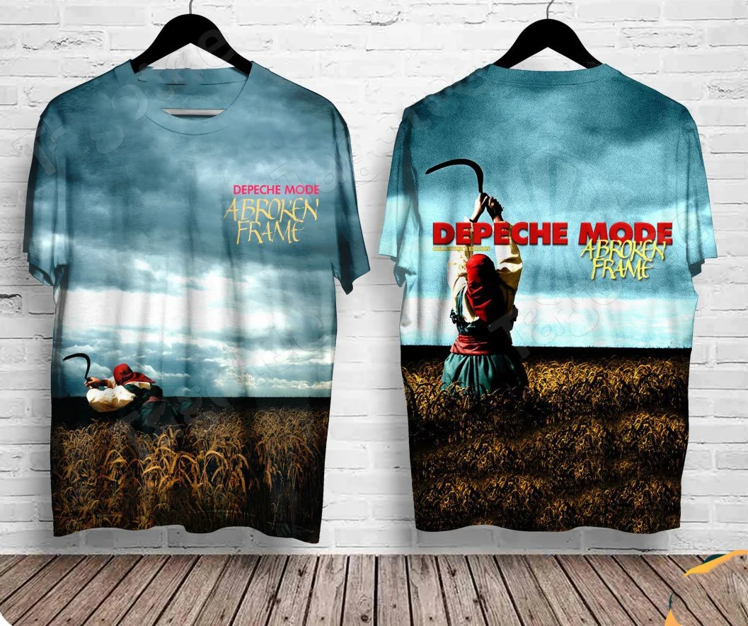 Classic Rock Depeche Mode Album 3D Print T-Shirts Men Women Short Sleeve T Shirt Harajuku Y2K Tops Streetwear Tees Man Clothing
