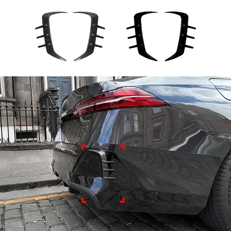 

Для BMW 5 серии G60 2024+ M Sport Style Задние лопасти Canard Вентиляционная наклейка Прямая посадка Внешний Стайлинг Комплект кузова Обновление автозапчастей