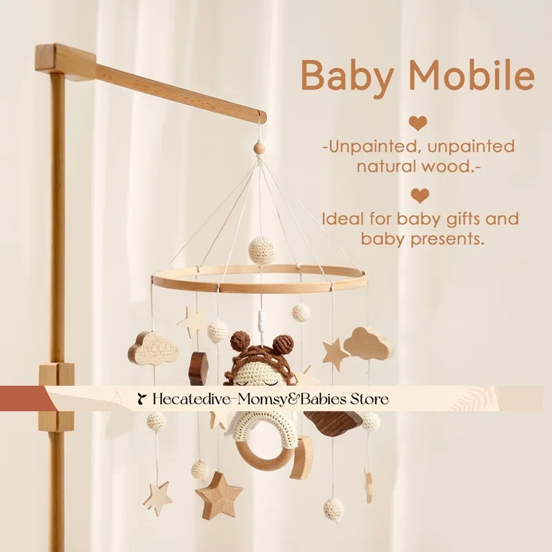 【Must Have】Baby Rattles & Mobiles Angel educational toys newborn sets soft animal mini decorations 0-12months baby things