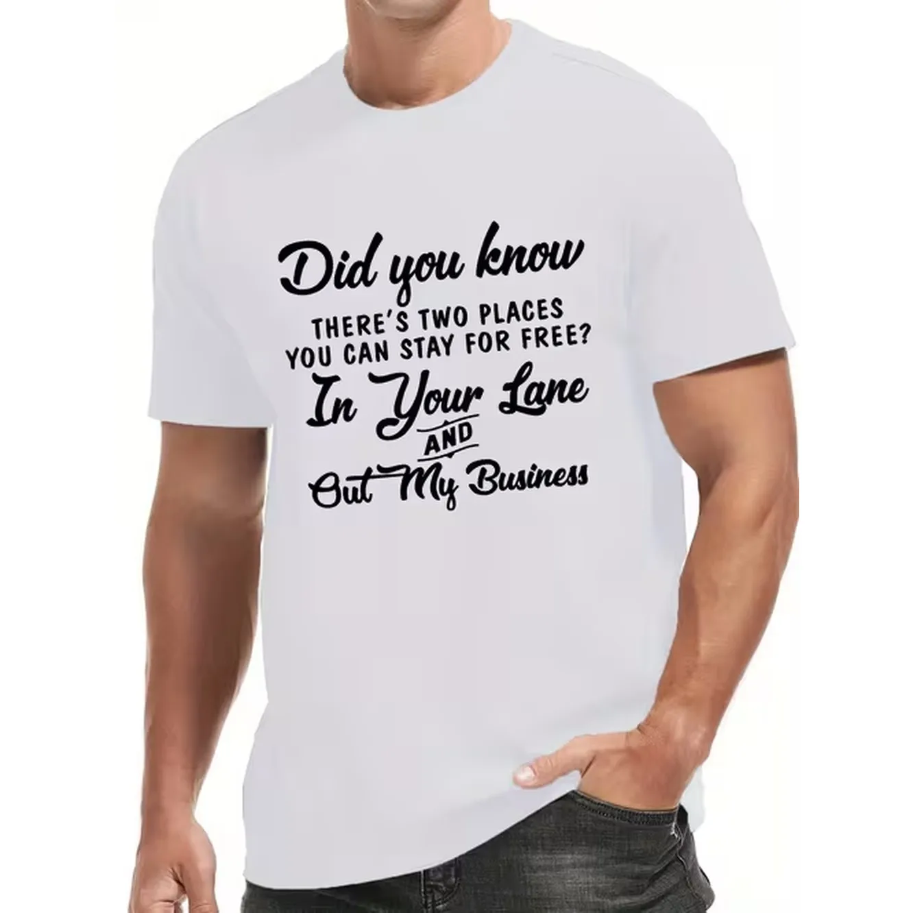 item picture mens white t shirt white fun and trendy t shirt comfortable material casual wear 200g suitable parties dates and humorous and plus size