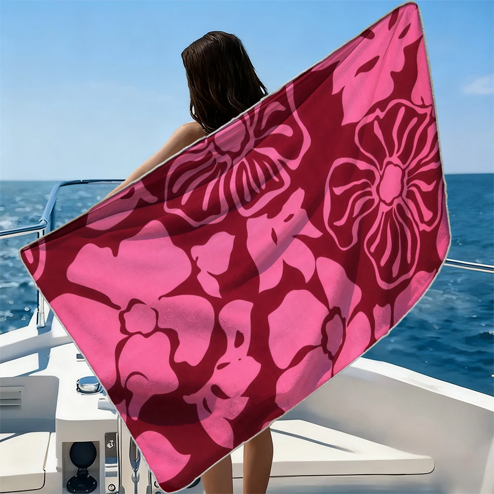 Serviette de plage Bold Courage FluidBeach en microfibre ultra-fine, séchage rapide, absorbante, essentiels pour la plage, la natation, les vacances, cadeaux